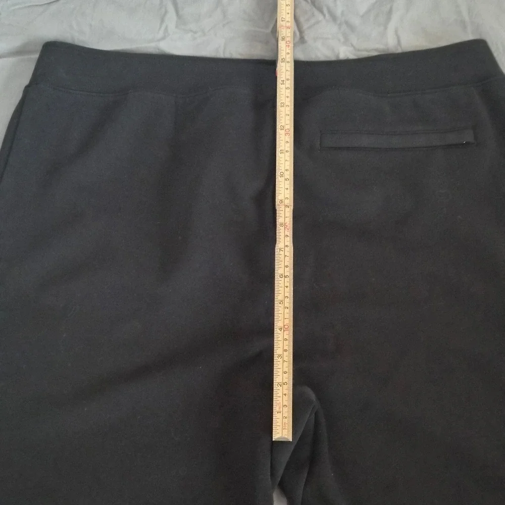 Polo Ralph Lauren Mens Large Tall Double Knit Joggers Black Sweatpant Loungewear